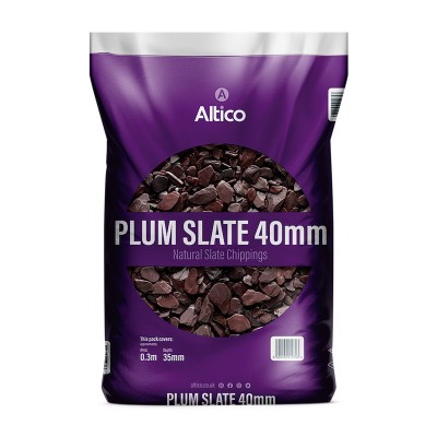 Plum Slate 40mm 25kg Bag (approx)